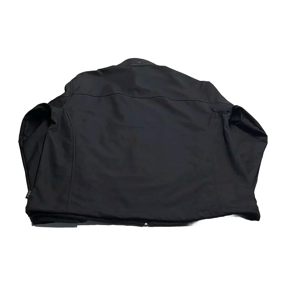 Free Country Men Size Large 42-44  Black Jacket Water Resistant Active Softshell